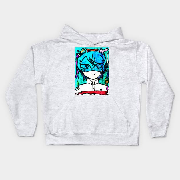 Mask of Fox Kids Hoodie by ScribbleSketchScoo